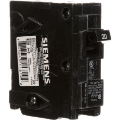 SIEMENS Q120 Arc Fault Molded Case Circuit Breaker 20A 1-Pole 120VAC 10K QP Series