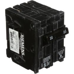 SIEMENS Q220 Arc Fault Molded Case Circuit Breaker 20A 2-Pole 120VAC 240VAC QP10 10KAIC