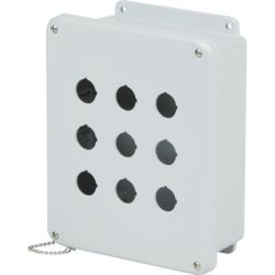 STAHLIN 9PBW 10 x 8 x 4 Inches Multi-Hole Fiberglass Enclosure