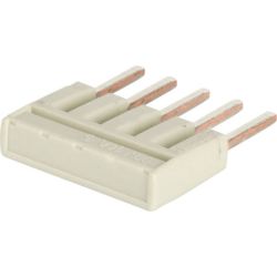 WAGO 2000-405 TOPJOB&reg;S jumper; for 2000 series; insulated; 5-way; light-gray