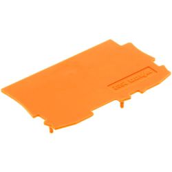 WAGO 2002-1292 TOPJOB&reg;S end/intermediate plate; for 2002-12xx series terminal blocks; 0.8 mm wide; orange