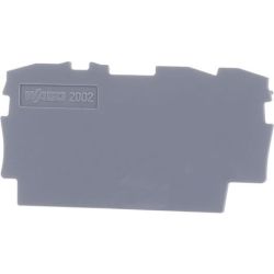 WAGO 2002-1391 TOPJOB&reg;S end/intermediate plate; for 2002-13xx series terminal blocks; 0.8 mm wide; gray