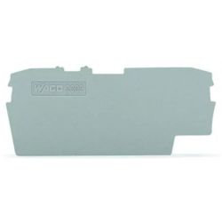 WAGO 2002-1691 TOPJOB&reg;S end/intermediate plate; for 2002-16xx series terminal blocks; 1.0 mm wide; gray