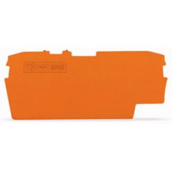 WAGO 2002-1692 TOPJOB&reg;S end/intermediate plate; for 2002-16xx series terminal blocks; 1.0 mm wide; orange