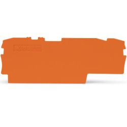 WAGO 2002-1792 TOPJOB&reg;S end/intermediate plate; for 2002-17xx series terminal blocks; 1.0 mm wide; orange