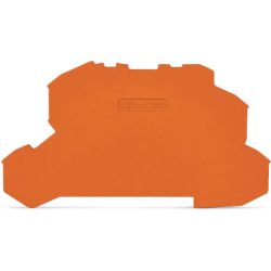 WAGO 2002-2692 TOPJOB&reg;S end/intermediate plate; for 2002-26xx series terminal blocks; 0.8 mm wide; orange