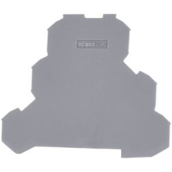 WAGO 2002-3291 TOPJOB&reg; S end/intermediate plates; for 2002-32xx series terminal blocks; 0.8 mm wide; gray