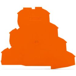 WAGO 2002-4192 TOPJOB&reg;S end/intermediate plate; for 2002-41xx series terminal blocks; 1.0 mm wide; orange