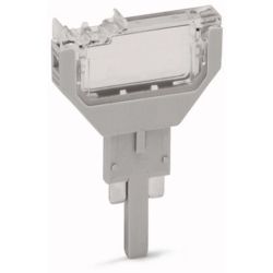 WAGO 2002-800 TOPJOB&reg;S empty component plug housing; for 2002 series carrier terminal blocks; 2-pole; 5.2 mm wide; gray