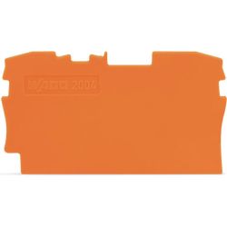 WAGO 2004-1292 TOPJOB&reg;S End and intermediate plate; 1 mm thick; orange