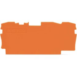 WAGO 2004-1392 TOPJOB&reg;S End and intermediate plate; 1 mm thick; orange