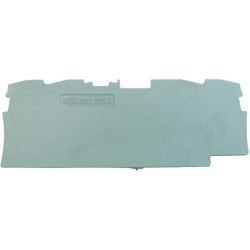WAGO 2004-1491 TOPJOB&reg;S End and intermediate plate; 1 mm thick; gray