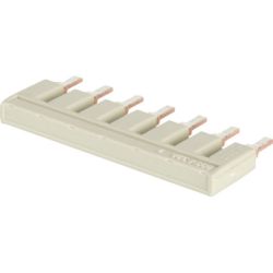 WAGO 2004-407 TOPJOB&reg;S Push-in type jumper bar; insulated; 7-way; Nominal current 32 A; light gray