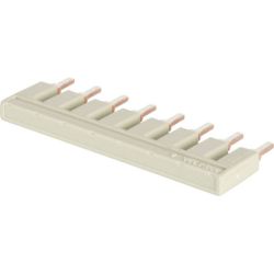 WAGO 2004-408 TOPJOB&reg;S Push-in type jumper bar; insulated; 8-way; Nominal current 32 A; light gray