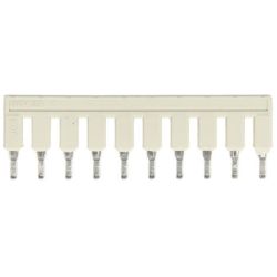 WAGO 2004-410 TOPJOB®S Push-in type jumper bar; insulated; 10-way; Nominal current 32 A; light gray