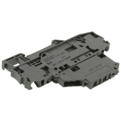 WAGO 2006-1611/1000-836 TOPJOB® S fuse disconnect terminals; with pivoting fuse holder for 5 x 20 mm fuse; with blown fuse LED indication for 230 V; rail mount; 2-conductor; 7.5 mm wide; gray