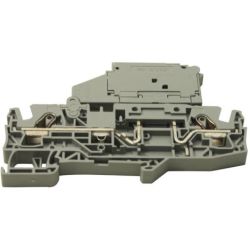 WAGO 2006-1631/1000-859 TOPJOB® S 2-conductor fuse disconnect terminals with pivoting fuse holder; for miniature metric fuse 1/4" x 11/4"; 380 - 500 V; with blown fuse indication by LED 51210381