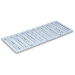 WAGO 209-506 WSB marker cards; as card; MARKED; 41 to 50 (10x); not stretchable; Horizontal marking; snap-on type; white