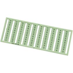WAGO 209-509 WSB marker cards; as card; MARKED; 151 to 200 (2x); not stretchable; Horizontal marking; snap-on type; white