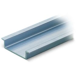 WAGO 210-196 Aluminum carrier rails; 35 x 8.2 mm; 1.6 mm thick; 2 m long; unslotted; similar to EN 60715; silver-colored