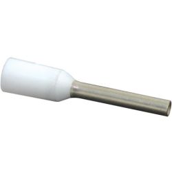 WAGO 216-201 Ferrules; Sleeve for 0.5 mm<sup>2</sup> / 20 AWG; insulated; electro-tin plated; white