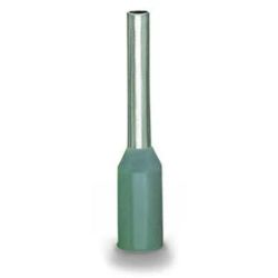 WAGO 216-202 Ferrules; Sleeve for 0.75 mm<sup>2</sup> / 18 AWG; insulated; electro-tin plated; gray