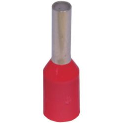 WAGO 216-223 Ferrules; Sleeve for 1 mm<sup>2</sup> / AWG 18; insulated; electro-tin plated; red