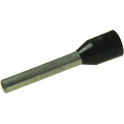 WAGO 216-264 Ferrules; Sleeve for 1.5 mm<sup>2</sup> / AWG 16; insulated; electro-tin plated; electrolytic copper; gastight crimped; acc. to DIN 46228, Part 4/09.90; black
