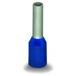 WAGO 216-286 Ferrules; Sleeve for 2.5 mm<sup>2</sup> / AWG 14; insulated; electro-tin plated; electrolytic copper; gastight crimped; acc. to DIN 46228, Part 4/09.90; blue