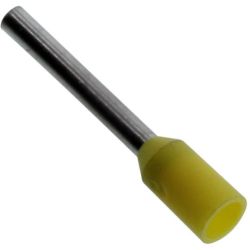 WAGO 216-301 Ferrules; Sleeve for 0.25 mm<sup>2</sup> / AWG 24; insulated; electro-tin plated; yellow