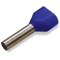 WAGO 216-545 Twin ferrule only for 811 series; Sleeve for 2 x 2.5 mm / AWG 14; insulated; Nominal current 63 A