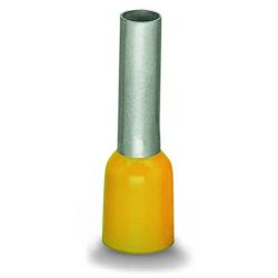 WAGO 216-547 Twin ferrule only for 811 series; Sleeve for 2 x 6 mm / AWG 10; insulated; Nominal current 63 A; yellow
