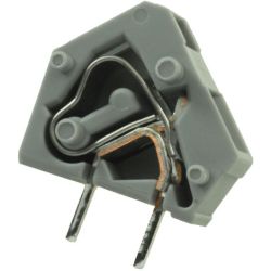 WAGO 236-401 Stackable PCB terminals; 2.5mm<sup>2</sup>; Pin spacing 5/5.08mm; 1-pole; CAGE CLAMP®; commoning option; 2.50mm<sup>2</sup>; gray