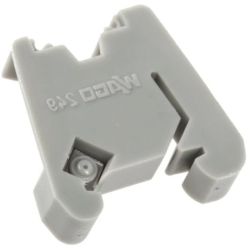 WAGO 249-101 Screwless end stops; 6mm wide; for WMB markers; gray