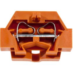 WAGO 261-306 2-conductor terminals; without push-buttons; with fixing flange; for screw or similar mounting types; Fixing hole 3.2mm Ø 2.5mm<sup>2</sup>; CAGE CLAMP®; 2.50mm<sup>2</sup>; orange