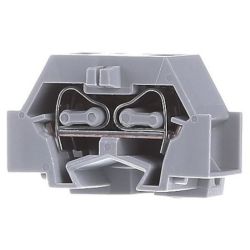 WAGO 261-331 4-conductor terminals; without push-buttons; with fixing flange; for screw or similar mounting types; Fixing hole 3.2mm Ø 2.5mm<sup>2</sup>; CAGE CLAMP®; 2.50mm<sup>2</sup>; gray