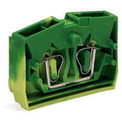 WAGO 264-327 2-conductor center terminals; without push-buttons; 2.5mm<sup>2</sup>; CAGE CLAMP&reg;; 2.50mm<sup>2</sup>; green-yellow