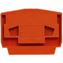 WAGO 264-369 End and intermediate plate; 4 mm thick; orange