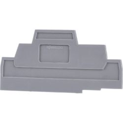 WAGO 280-303 End and intermediate plates; 2.5 mm thick; gray