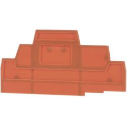 WAGO 280-304 End and intermediate plate; 2.5 mm thick; orange