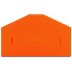 WAGO 280-318 Separator plates; 2.5mm thick; oversized; orange