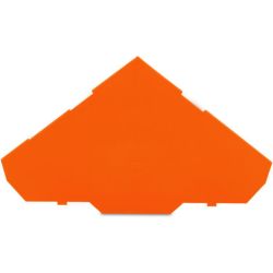 WAGO 280-321 End and intermediate plate; 1 mm thick; for triple-deck terminal blocks; orange