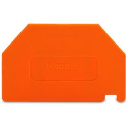 WAGO 280-322 Separator plates; 2mm thick; oversized; orange