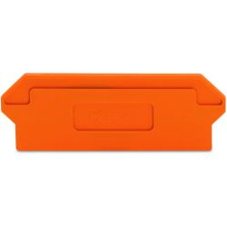 WAGO 280-327 Separator plates; 2mm thick; oversized; orange