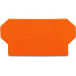 WAGO 280-328 Separator plates; 2mm thick; oversized; orange