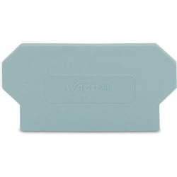 WAGO 280-338 Separator plates; 2mm thick; oversized; gray