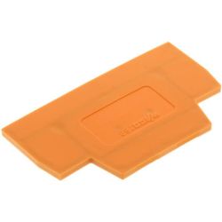 WAGO 280-341 End and intermediate plates; 2.5mm thick; Orange