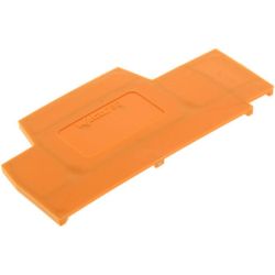 WAGO 280-343 End and intermediate plates; 2.5mm thick; orange