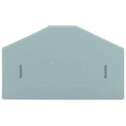 WAGO 280-348 Separator plates; 2.5mm thick; oversized; gray