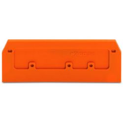 WAGO 280-371 End and intermediate plates; 2.5mm thick; orange